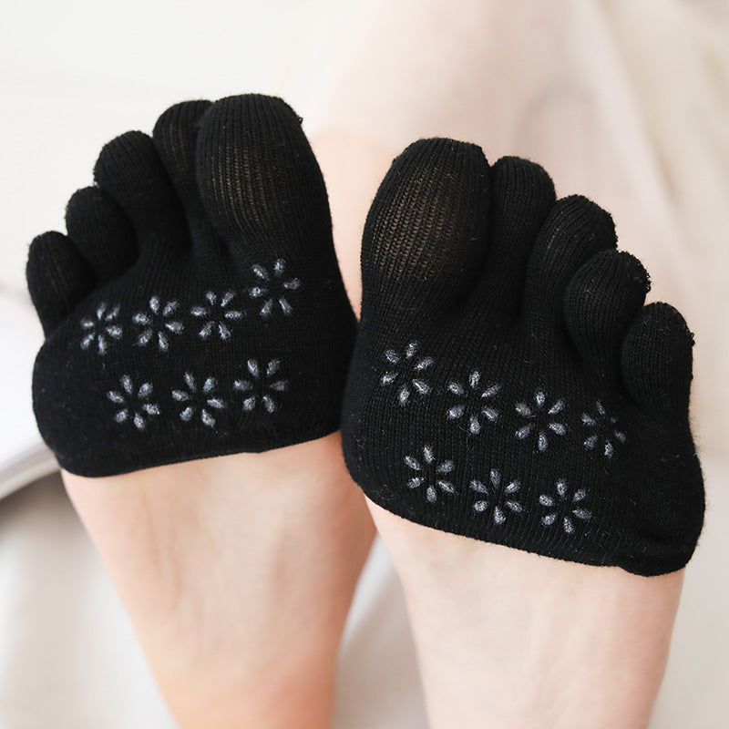 Nylon High Heel Shoes Anti Skid Silicone Forefoot Socks
