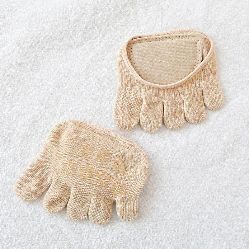 Nylon High Heel Shoes Anti Skid Silicone Forefoot Socks