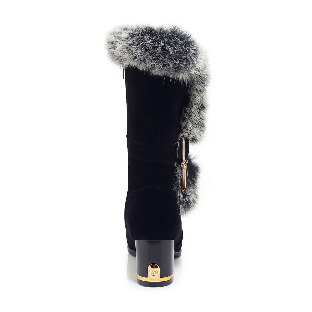 Winter Chunky Heel Boots