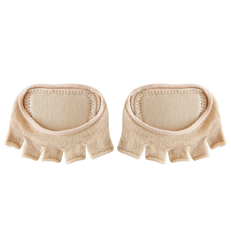 Nylon High Heel Shoes Anti Skid Silicone Forefoot Socks