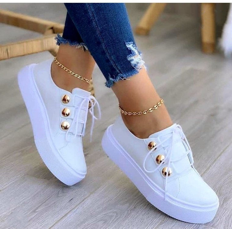 Rivet Lace Flatsk