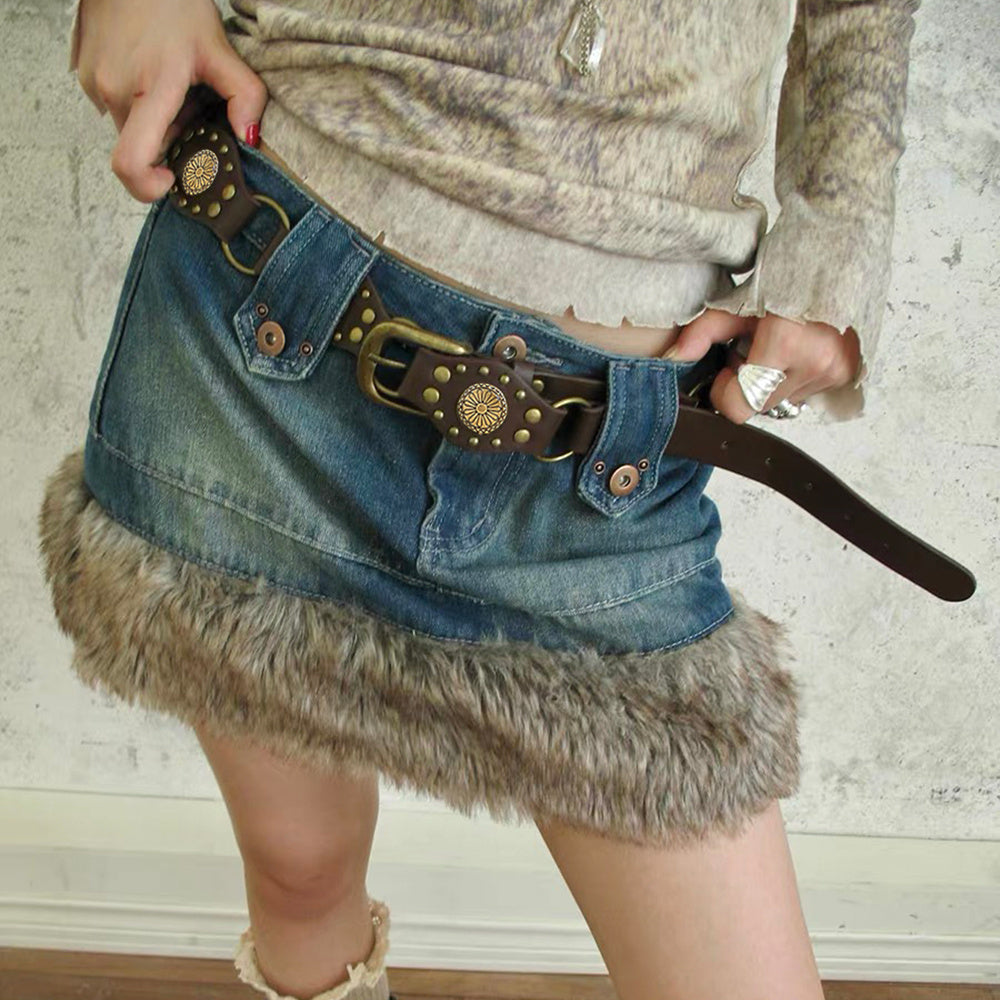 Unisex Vintage Punk Belt