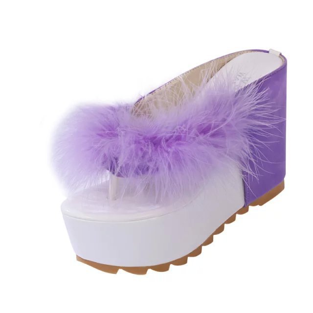 Platform wedge bow bow shoes