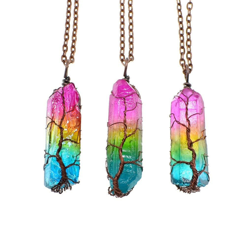 Crystal Tree of Life Necklace