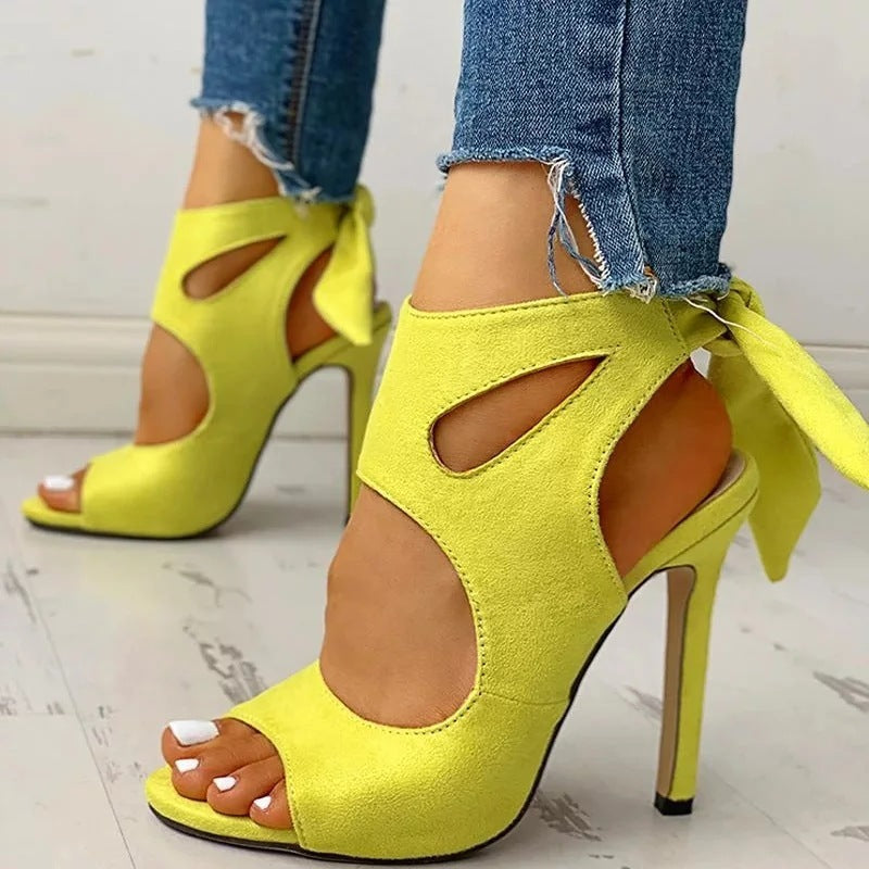 Summer New Style Women'S Shoes 40-43 Large Size Foreign Trade Style Sandals, High Heels, Flower Stiletto Shoes