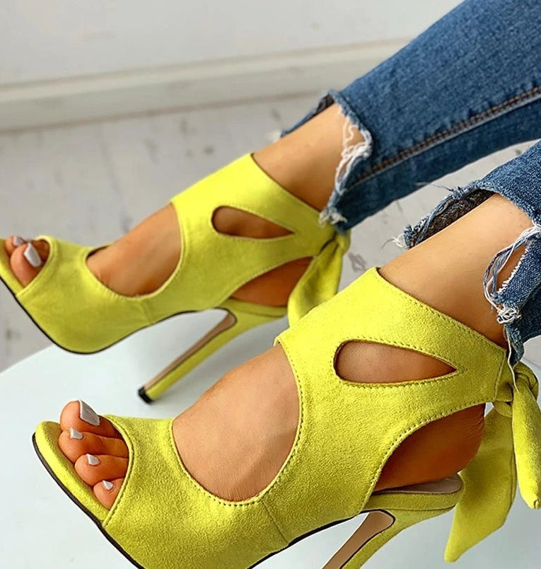 Summer New Style Women'S Shoes 40-43 Large Size Foreign Trade Style Sandals, High Heels, Flower Stiletto Shoes