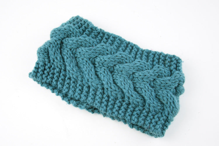 Knitted Crossed Wool Headband