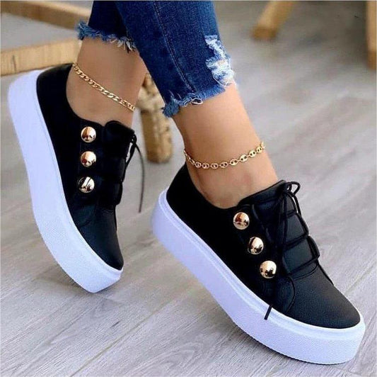 Rivet Lace Flatsk