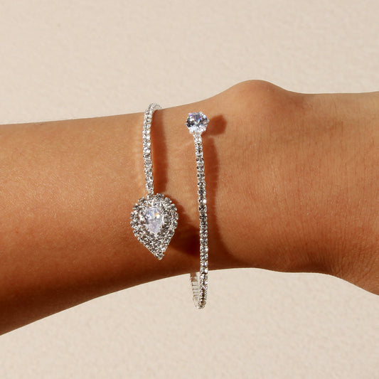 Fashion Sexy Water Drop Diamond Bracelet