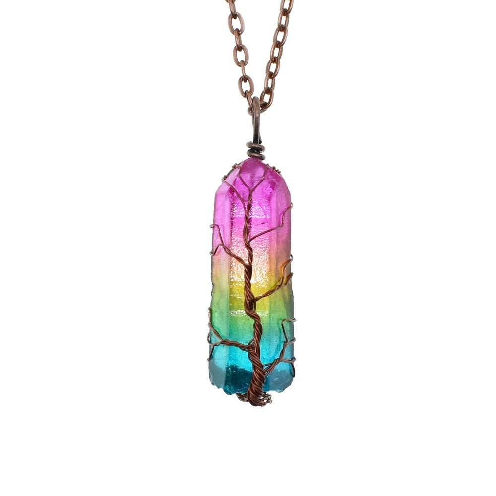 Crystal Tree of Life Necklace