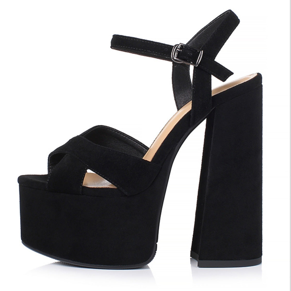 Elegant Chunky Heel Party Sandals