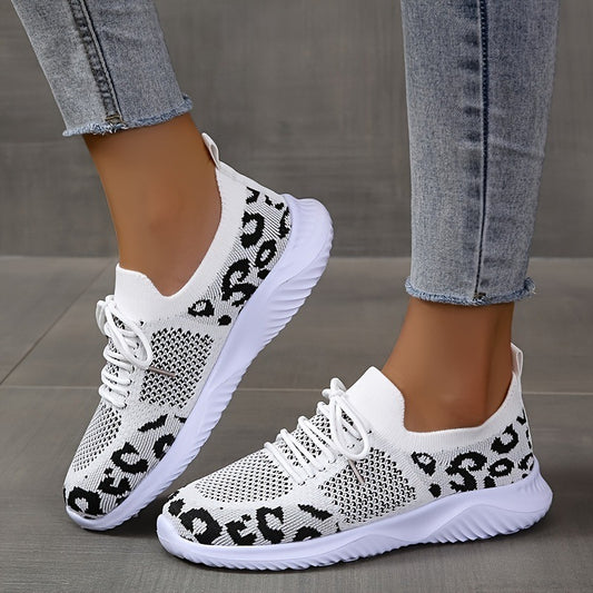 Leopard Lace Sneakers