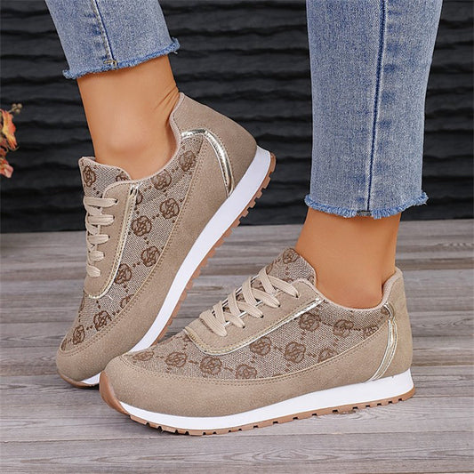 Floral Print Sneakers
