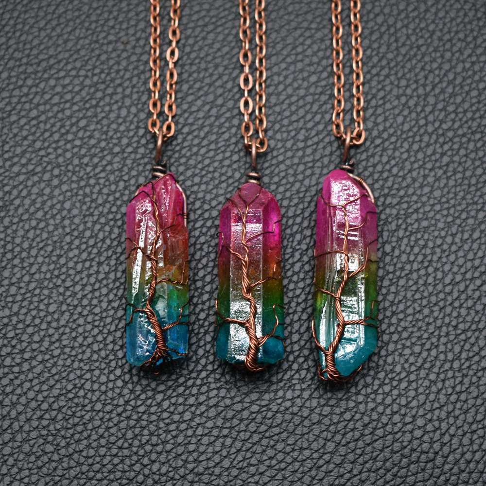 Crystal Tree of Life Necklace
