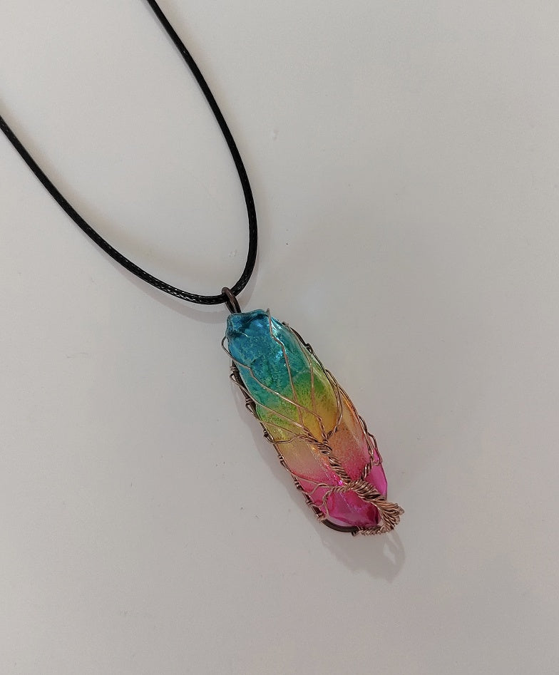 Crystal Tree of Life Necklace