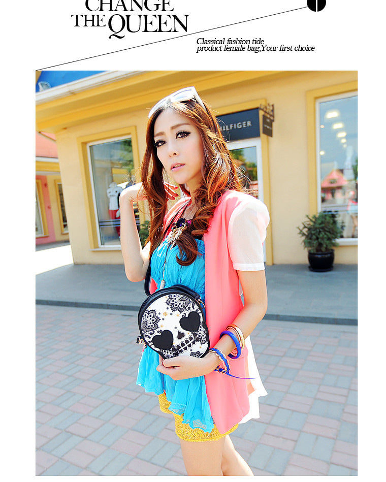 Trending Korean Version Of The Skull Shoulder Bag New Fashion Handbags