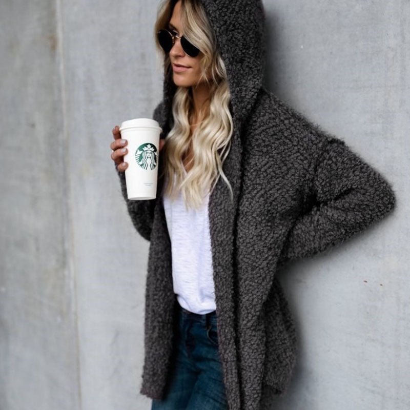 Women’s Hooded Cardigan Jacket