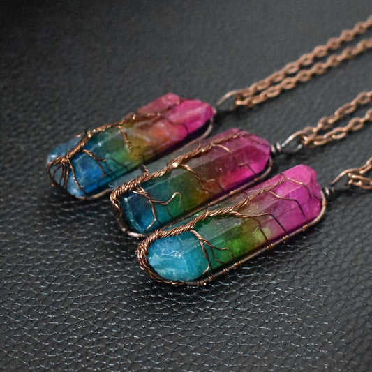 Crystal Tree of Life Necklace