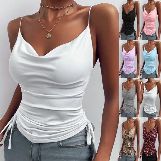 V-Neck Spaghetti Strap Top