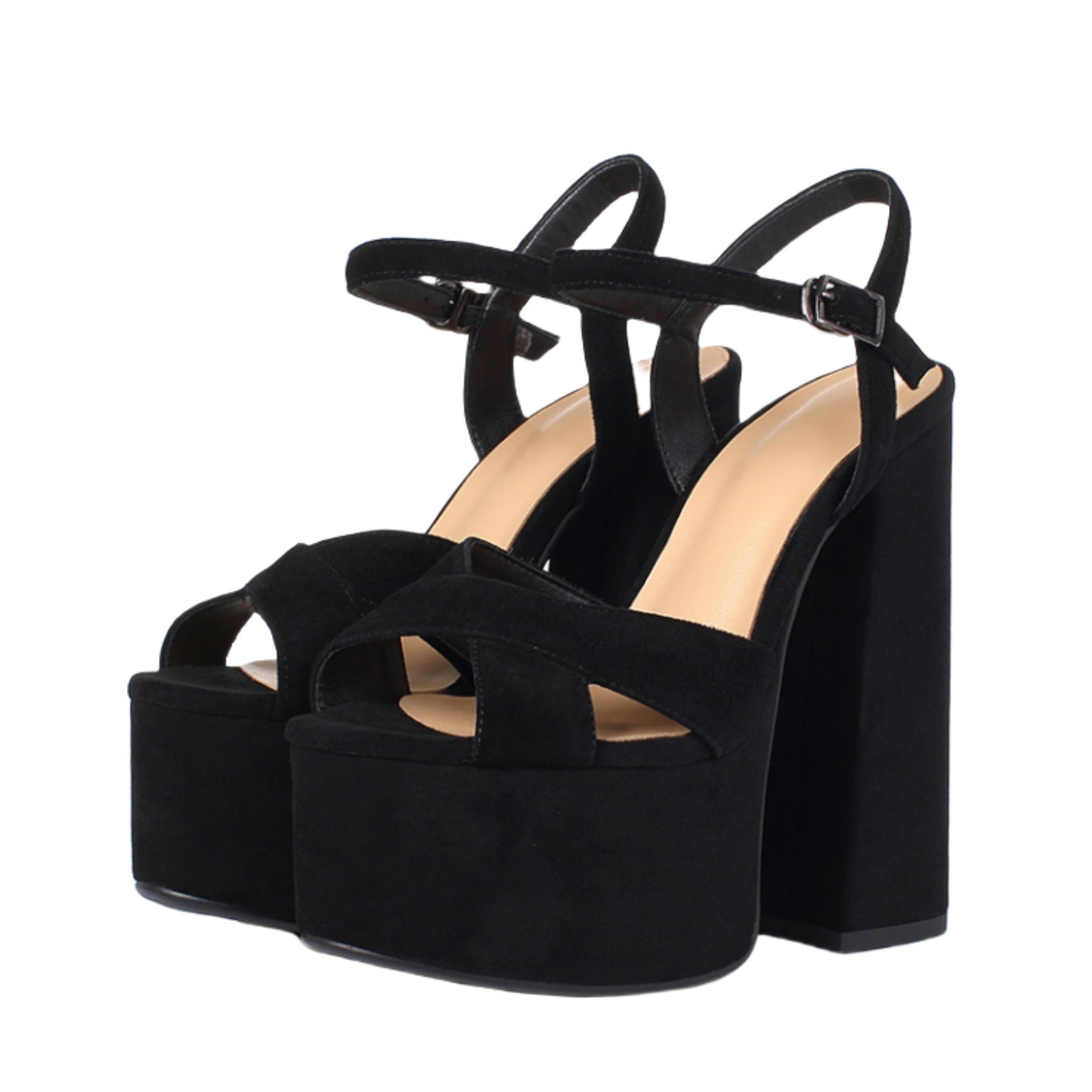 Elegant Chunky Heel Party Sandals