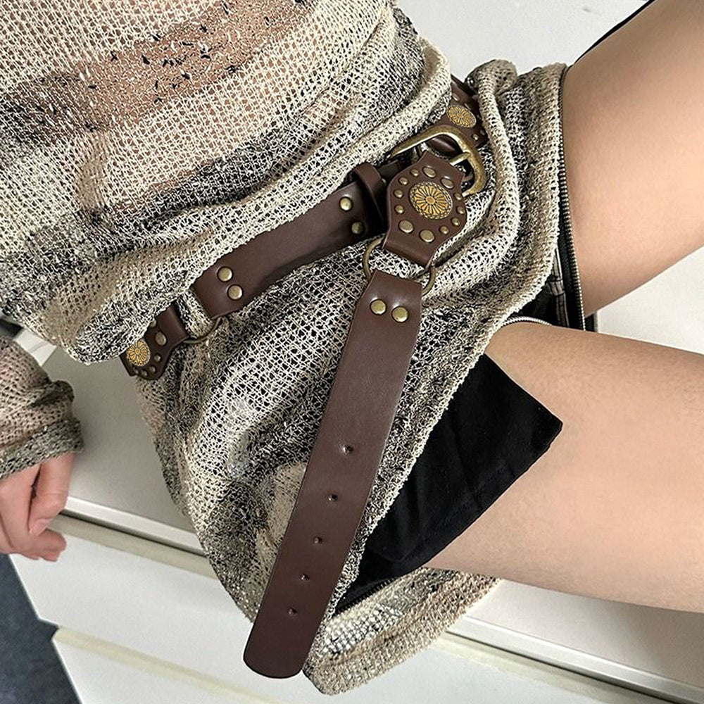 Unisex Vintage Punk Belt
