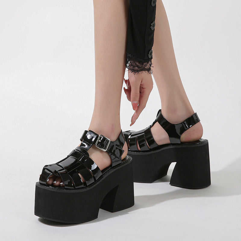 Summer Chunky Heel Sandals
