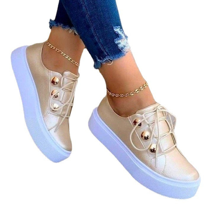 Rivet Lace Flatsk