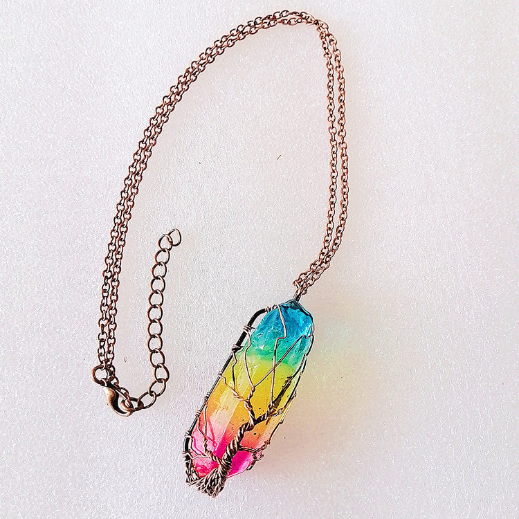 Crystal Tree of Life Necklace