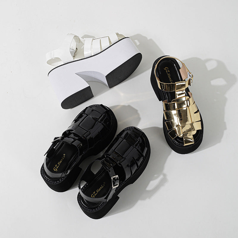 Summer Chunky Heel Sandals
