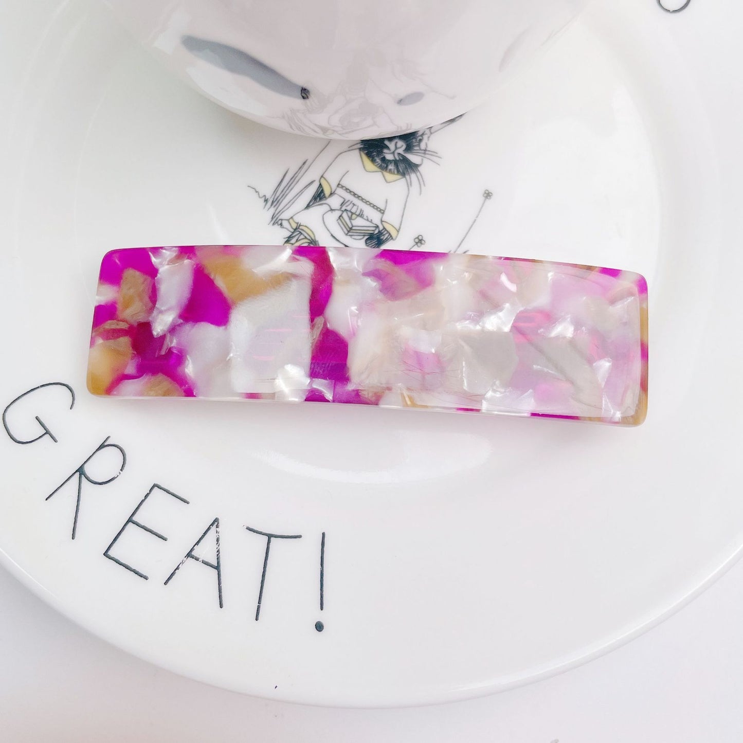 Graceful Rectangular Hair Clip